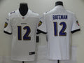 Men's Baltimore Ravens Rashod Bateman White Game Jersey
