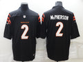 Men's Cincinnati Bengals Evan McPherson Black Game Jersey