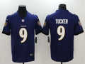Men's Baltimore Ravens Justin Tucker Purple Game Player Jersey