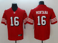 Men's San Francisco 49ers Joe Montana Red Game Player Jersey