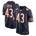 DeMarquis Gates Chicago Bears Game   Jersey - Navy