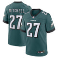 Quinyon Mitchell Philadelphia Eagles  Team Game Jersey - Midnight Green