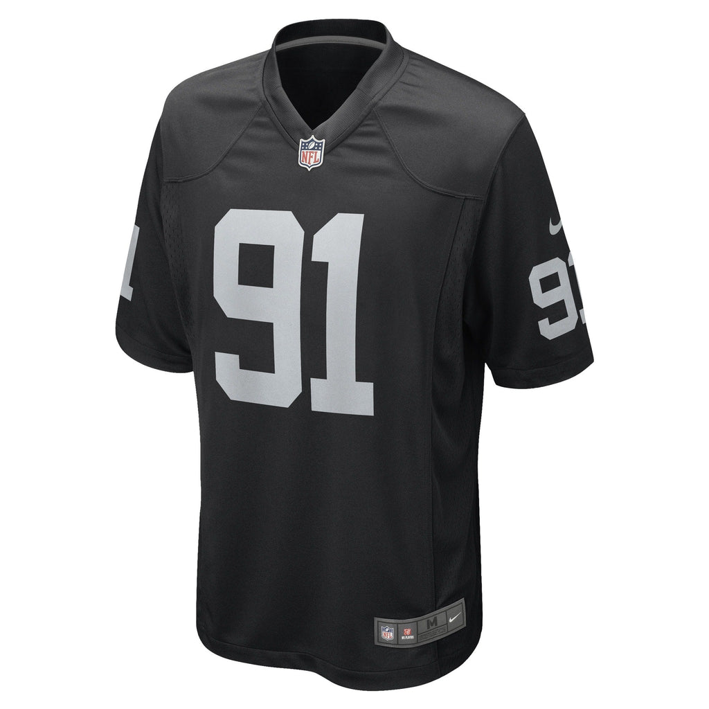 Bilal Nichols Las Vegas Raiders  Game   Jersey - Black