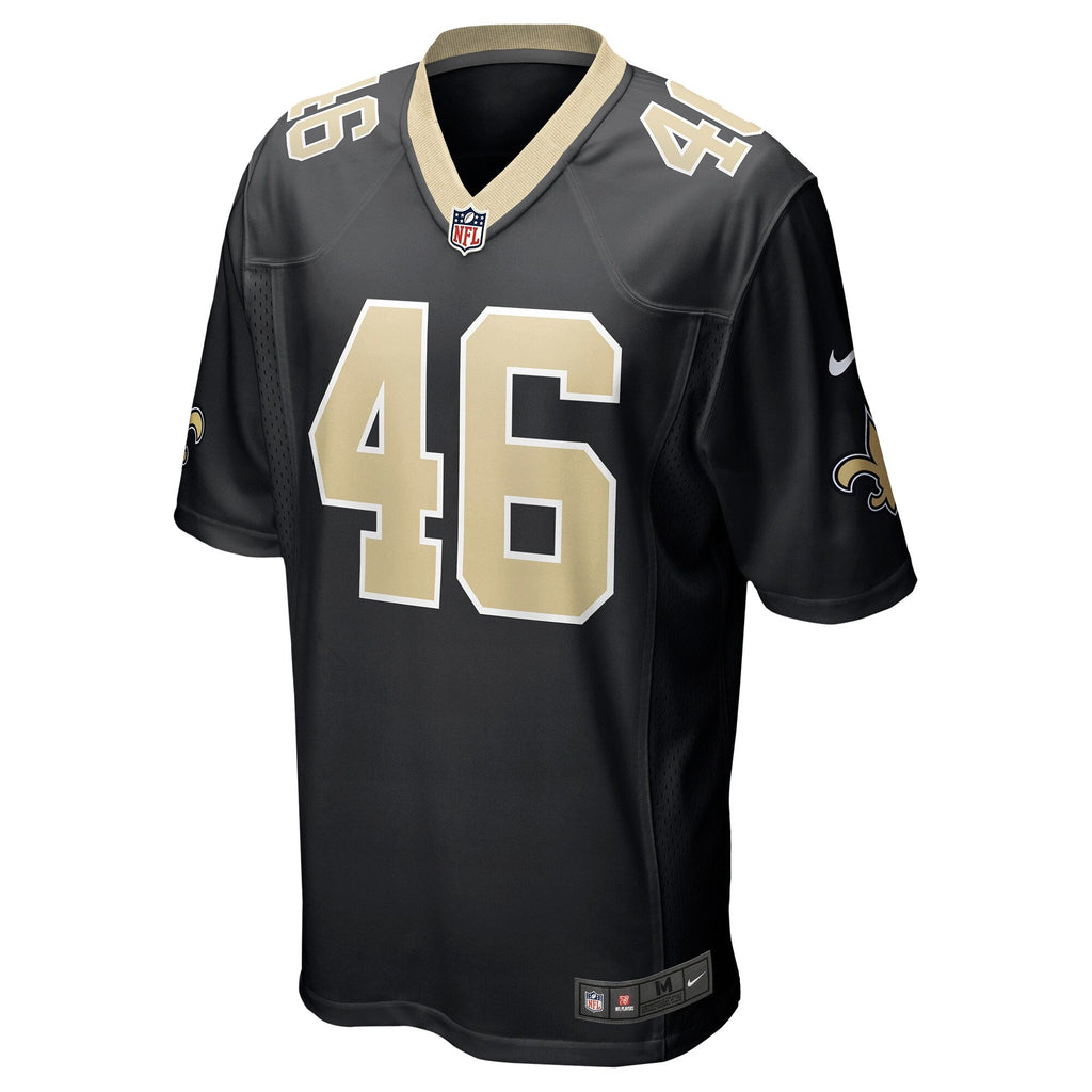 Adam Prentice New Orleans Saints  Game   Jersey - Black