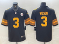 Men's Pittsburgh Steelers Russell Wilson Black Alternate Game Jersey