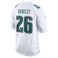 P.Eagles #26 Saquon Barkley Tundra White Fashion Game Jersey