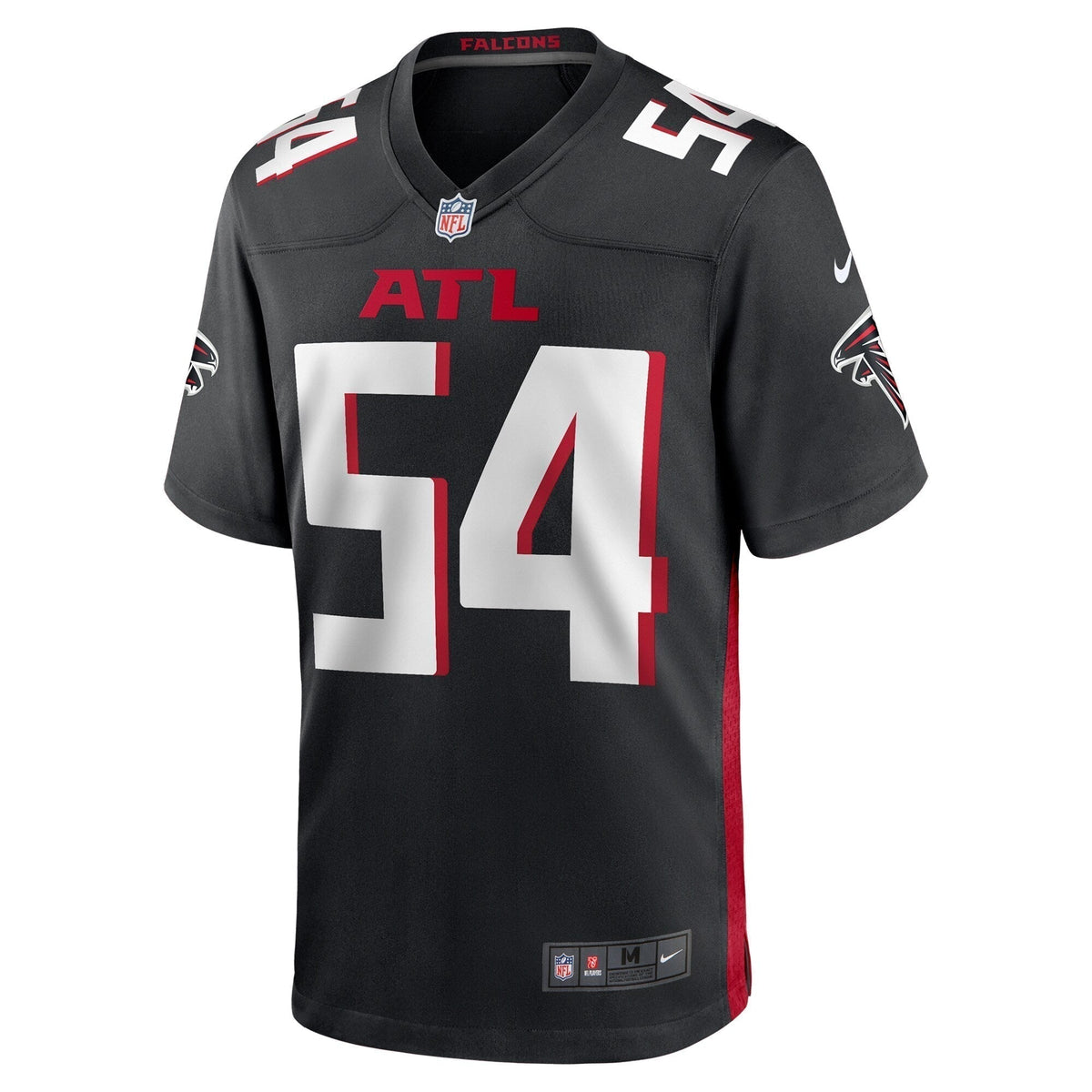Brandon Dorlus Atlanta Falcons  Team Game Jersey -  Black