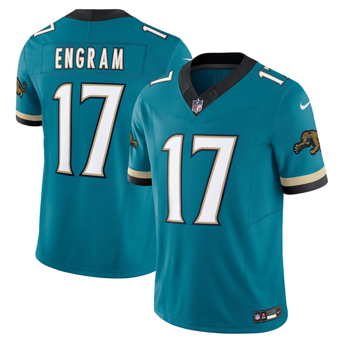 Evan Engram Jacksonville Jaguars  Prowler Throwback Vapor F.U.S.E. Limited Jersey - Teal
