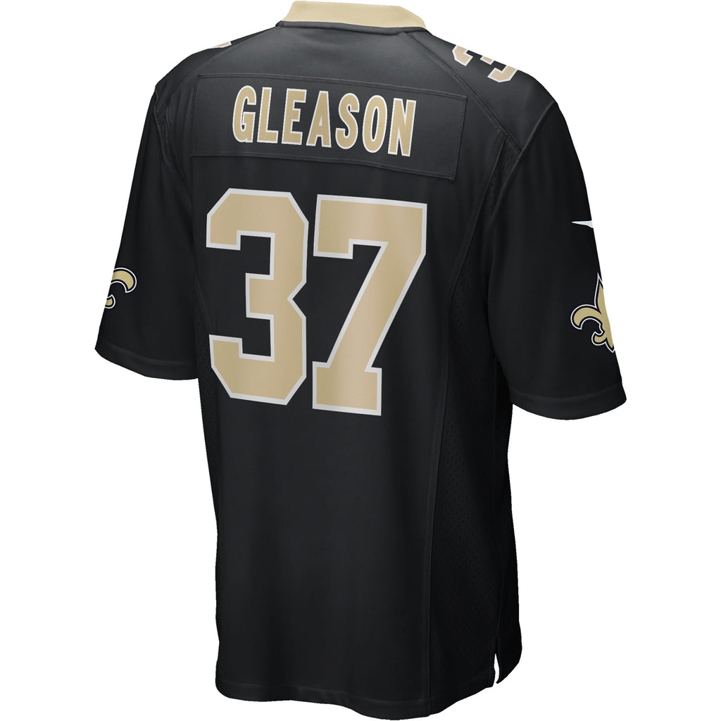 Steve Gleason New Orleans Saints  Game Retired   Jersey - Black