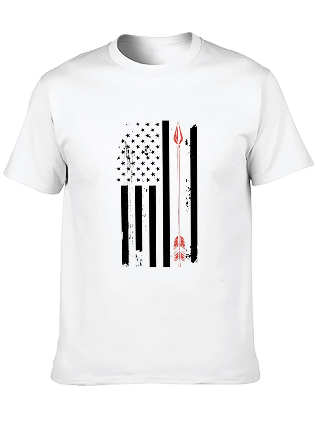 American Flag Arrow T-Shirt - Patriotic Design
