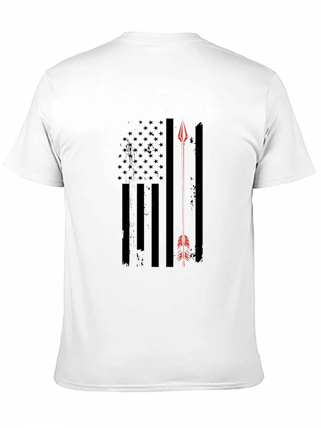 American Flag Arrow T-Shirt - Patriotic Design