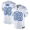 Men's Buffalo Bills Dawson Knox  White 2025 Rivalries Collection F.U.S.E. VaporLimited Stitched Jersey