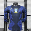 2026 Brazil Away Player Version Jersey (1:1 Authentic Stitching)  Sizes S3XL (Long Sleeve)