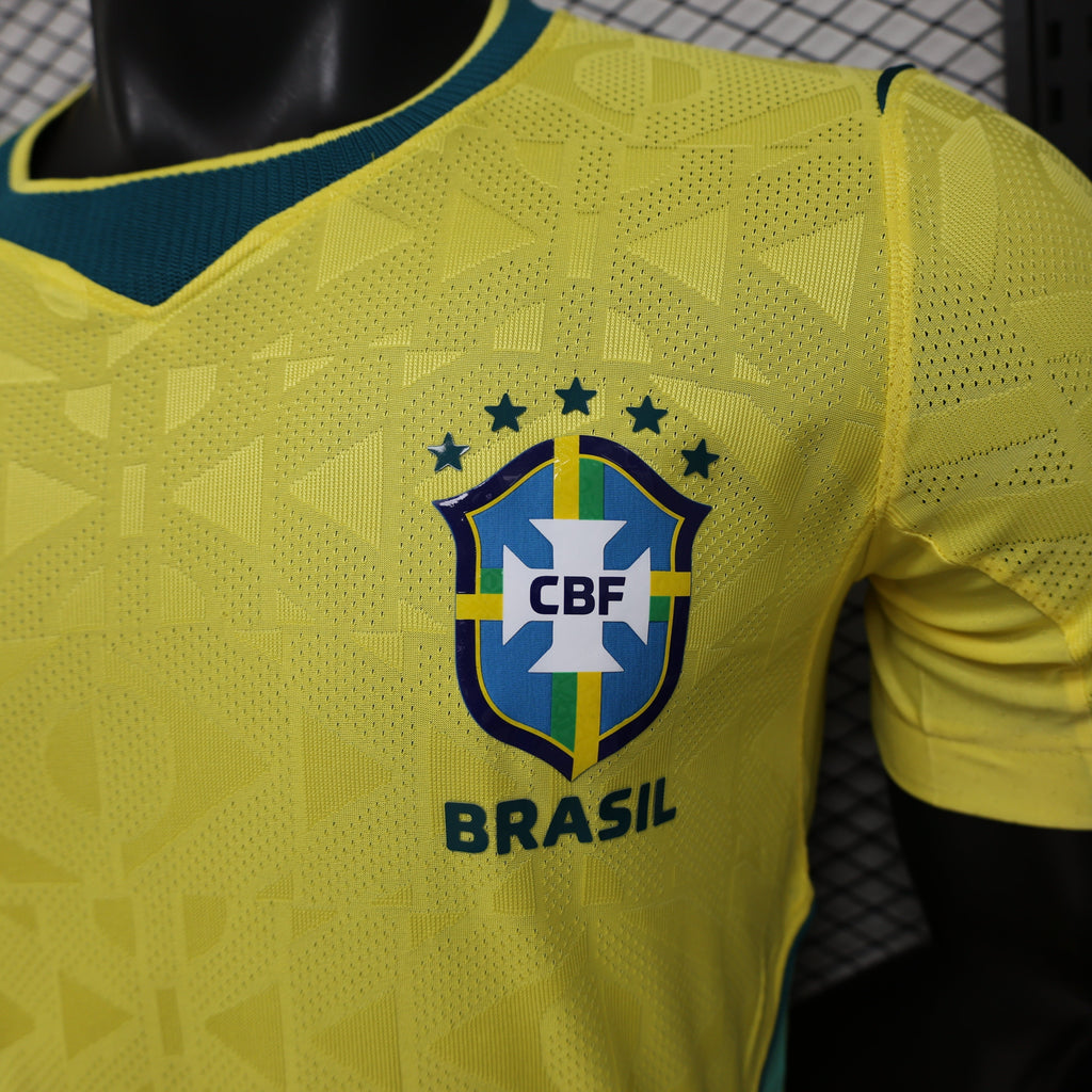 2026 Brazil Home Player Version Jersey (1:1 Authentic Stitching)