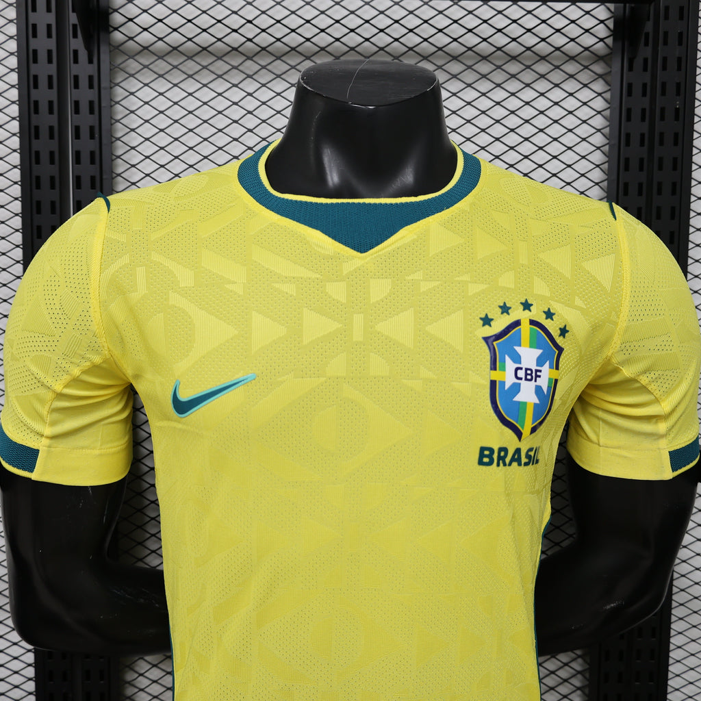 2026 Brazil Home Player Version Jersey (1:1 Authentic Stitching)