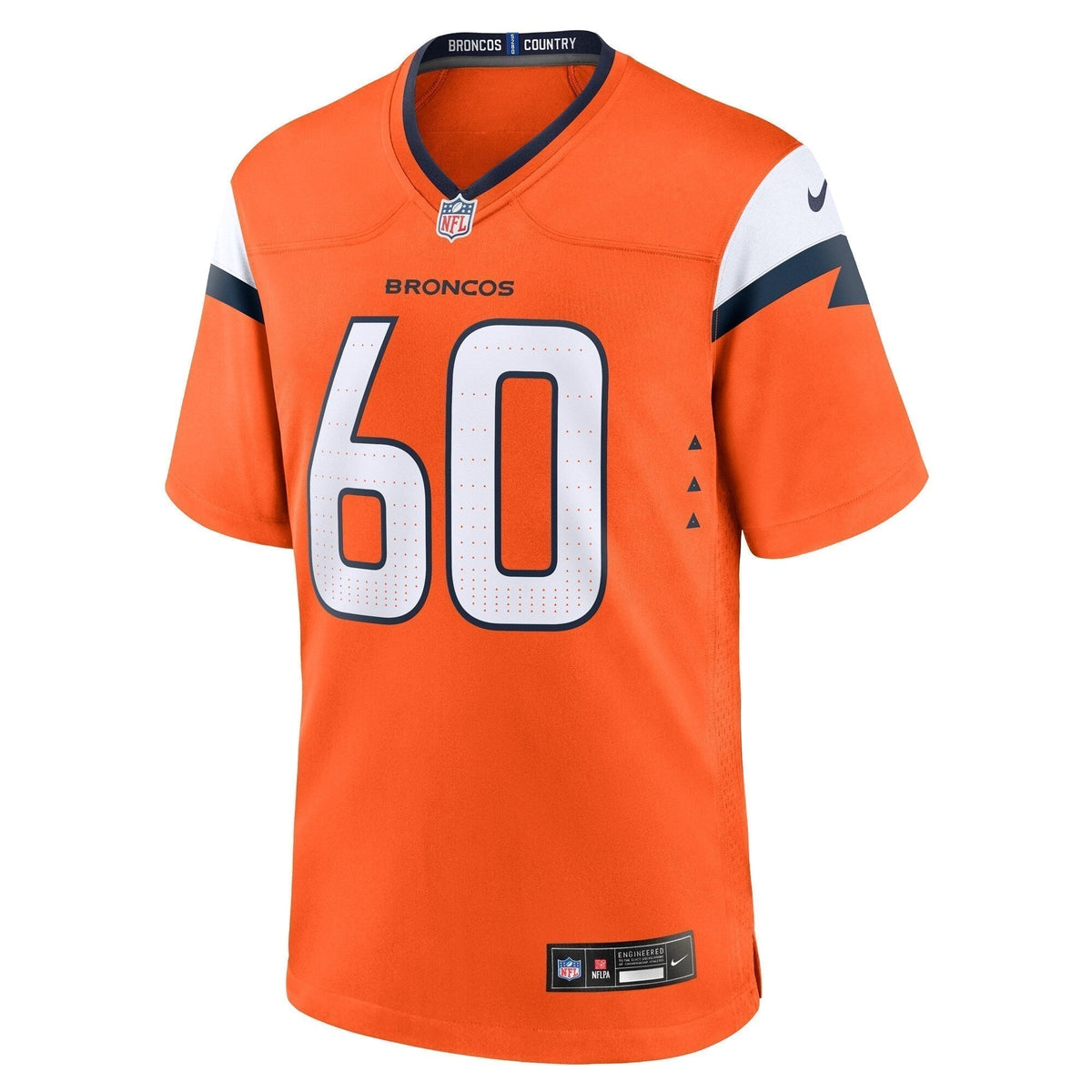 Luke Wattenberg Denver Broncos  Team Game Jersey -  Orange