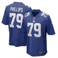 Tyre Phillips New York Giants  Game   Jersey - Royal