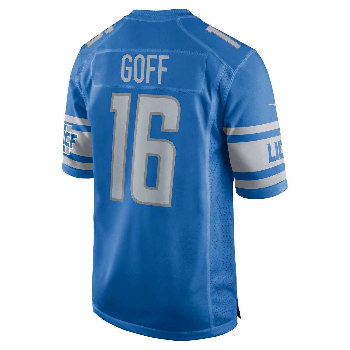 Jared Goff Detroit Lions  Game Jersey - Blue