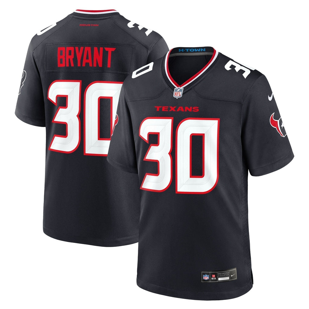 Myles Bryant Houston Texans  Team Game Jersey -  Navy