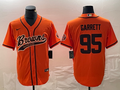 Men's Cleveland Browns Myles Garrett Orange Game Jersey Joint Edition