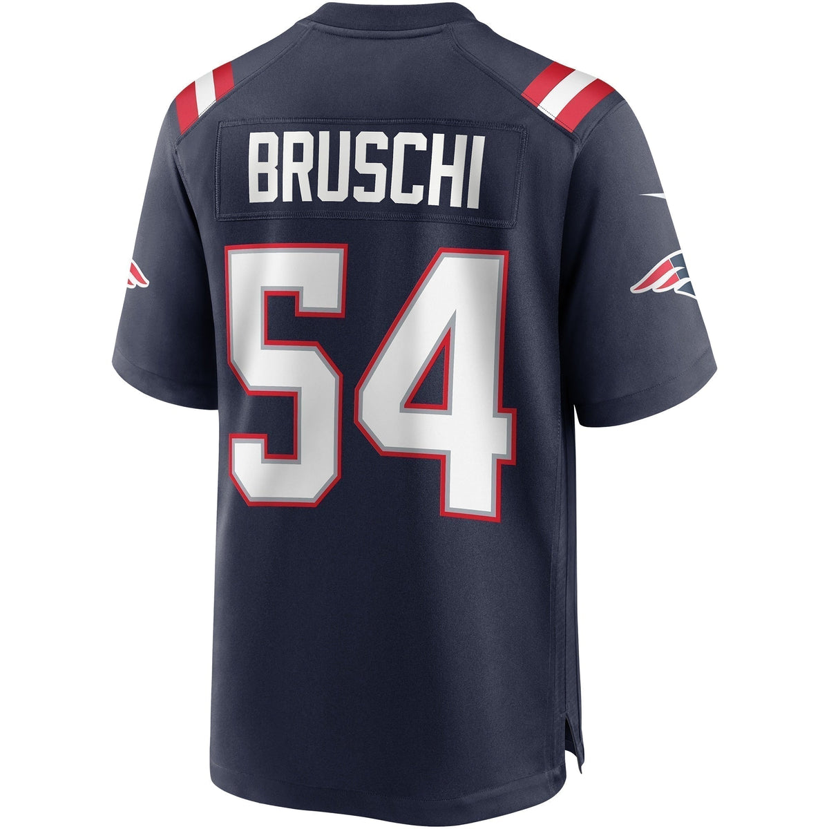 Tedy Bruschi New England Patriots  Game Retired   Jersey - Navy