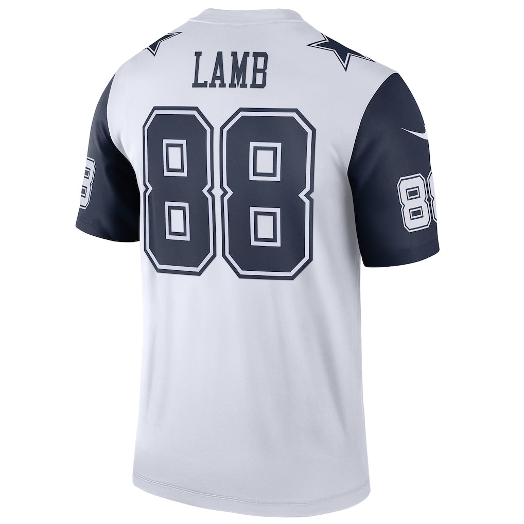 D.Cowboys #88 CeeDee Lamb White Legend Player Performance Top Jersey