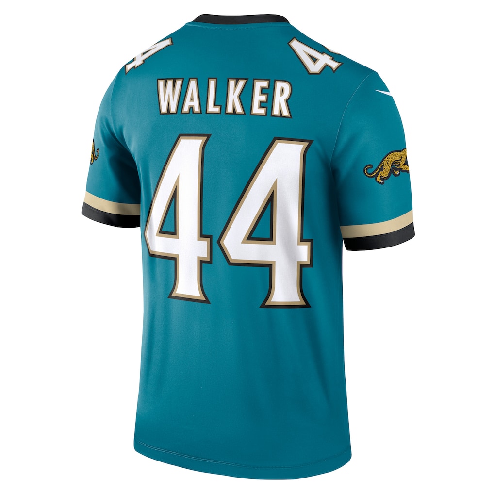 J.Jaguars #44 Travon Walker Teal Legend Player Performance Top Jersey