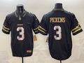 Men's Dallas Cowboys George Pickens #3 Black Player Jersey