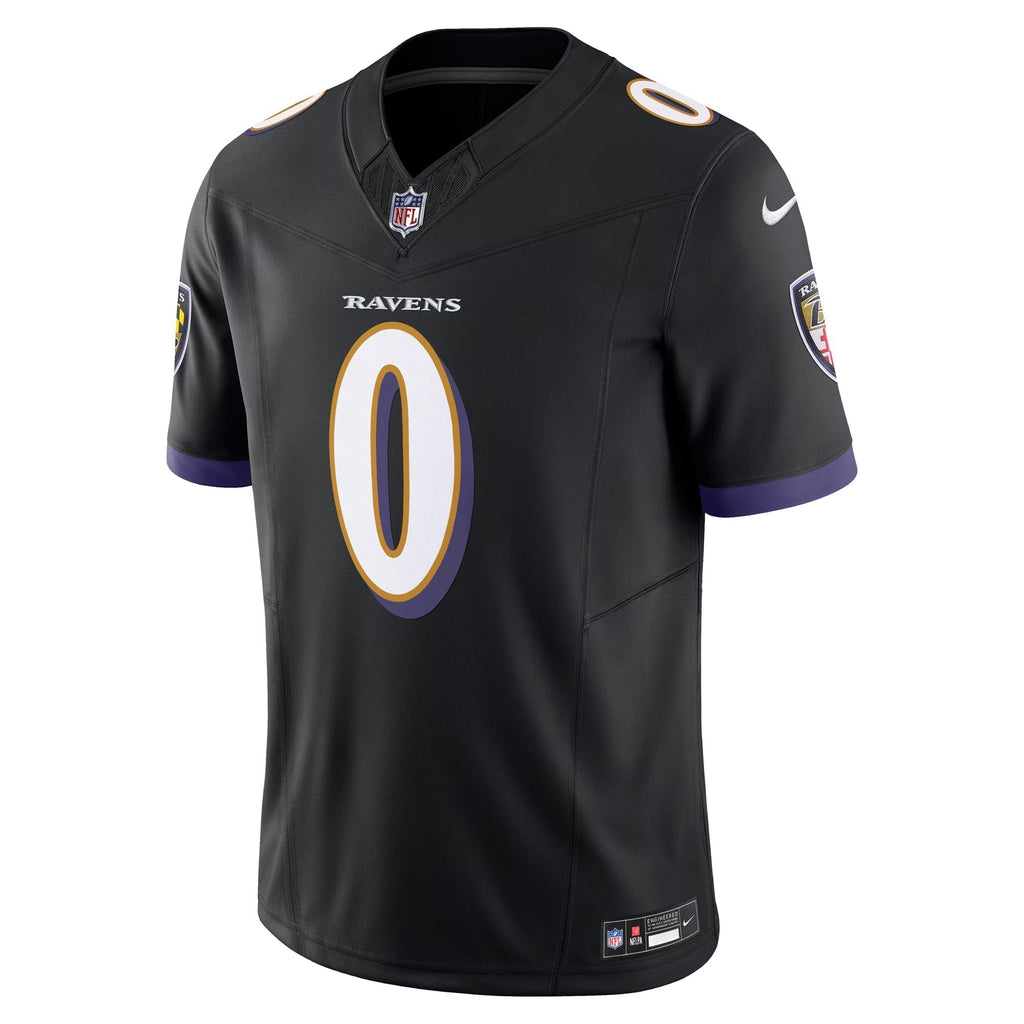 Baltimore Ravens Roquan Smith Black Alternate Vapor F.U.S.E. Limited Jersey