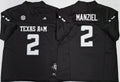 Men's Texas A&M Aggies Johnny Manziel Black Jersey