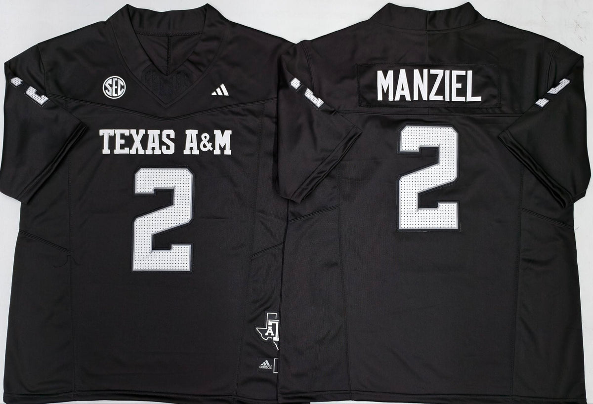 Men's Texas A&M Aggies Johnny Manziel Black Jersey