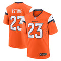 Audric Estime Denver Broncos  Team Game Jersey -  Orange
