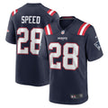 Ameer Speed New England Patriots  Team Game Jersey -  Navy