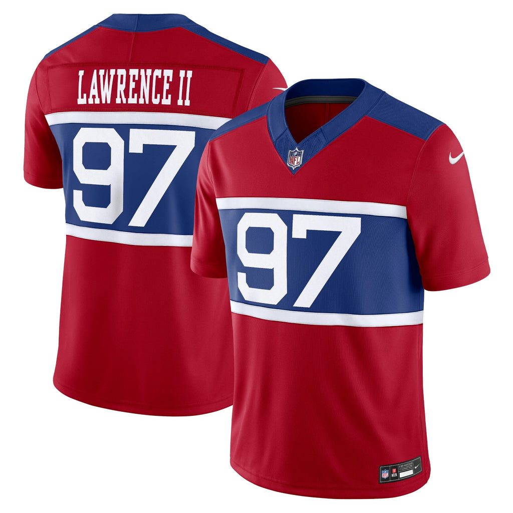 Dexter Lawrence II New York Giants  Alternate Vapor F.U.S.E. Limited Jersey - Century Red