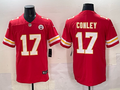 Men's Kansas City Chiefs Chris Conley #17 Red Game Player Jersey