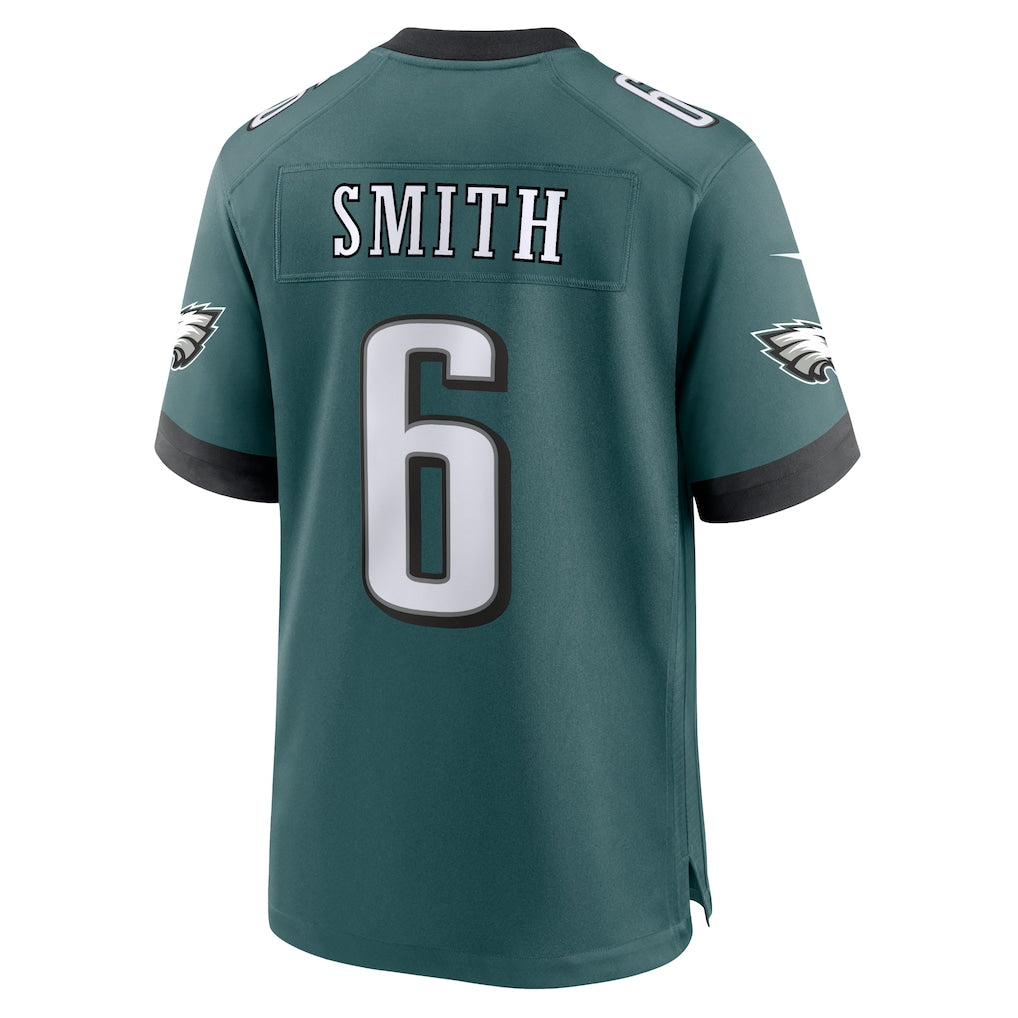 P.Eagles #6 DeVonta Smith Midnight Green Team Game Jersey