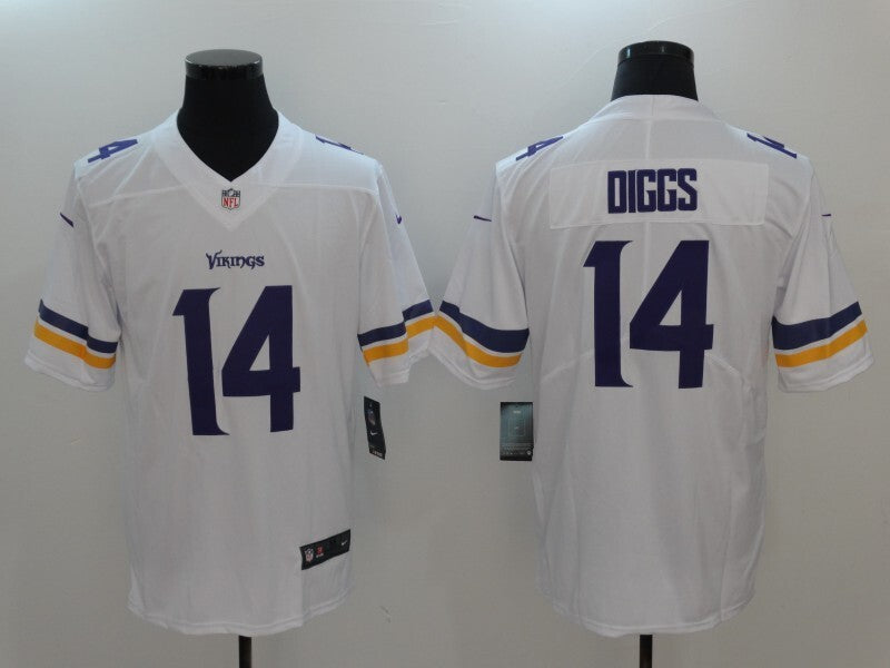 Men's Minnesota Vikings Stefon Diggs  Jersey -  White#14