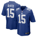 Tommy DeVito New York Giants    Game Jersey - Royal