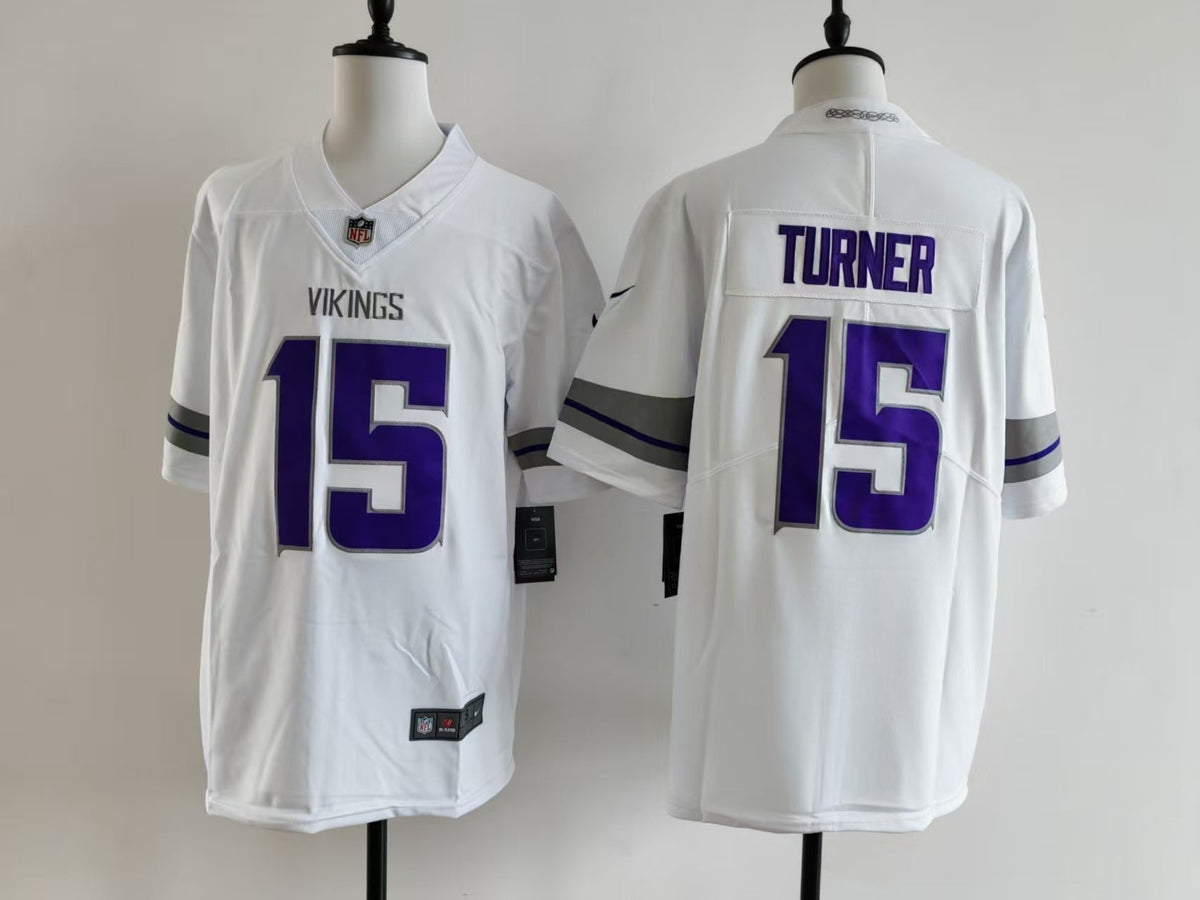 Men's Minnesota Vikings Dallas Turner  Jersey -  White