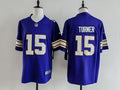 Men's Minnesota Vikings Dallas Turner  Jersey -  Retro Purple