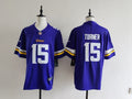 Men's Minnesota Vikings Dallas Turner  Jersey -  Purple#15
