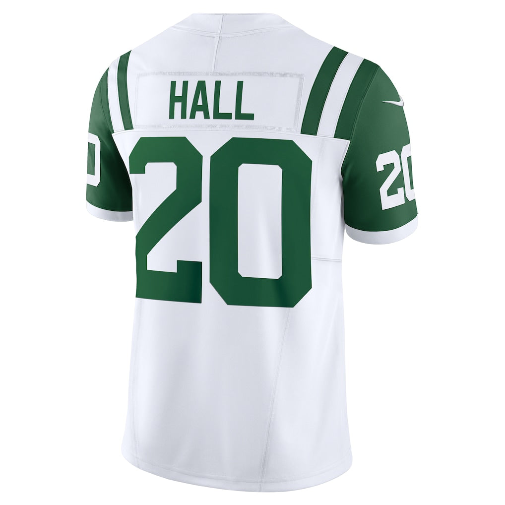 NY.Jets #20 Breece Hall White Classic Alternate Vapor F.U.S.E. Limited Jersey