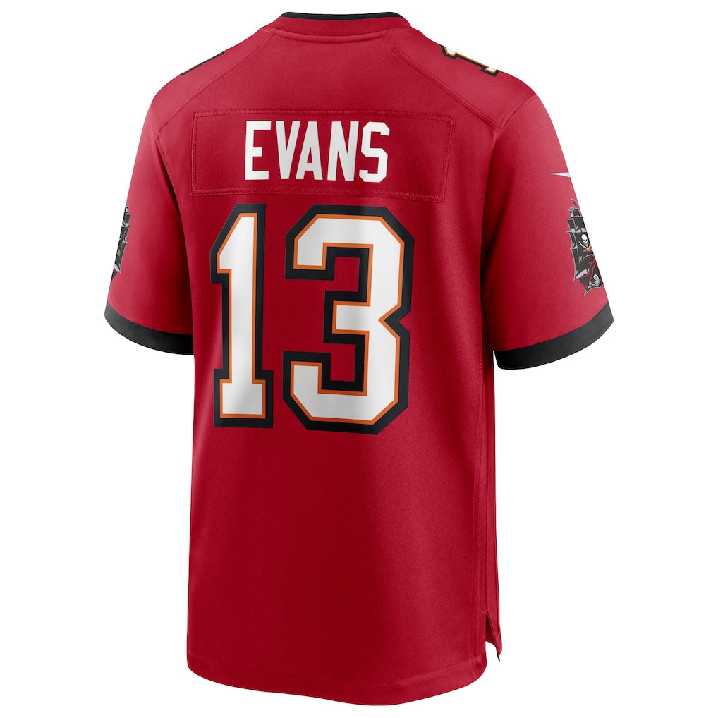 TB.Buccaneers #13 Mike Evans Red Game Jersey