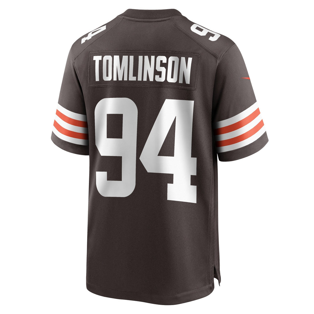 Dalvin Tomlinson Cleveland Browns  Game   Jersey - Brown