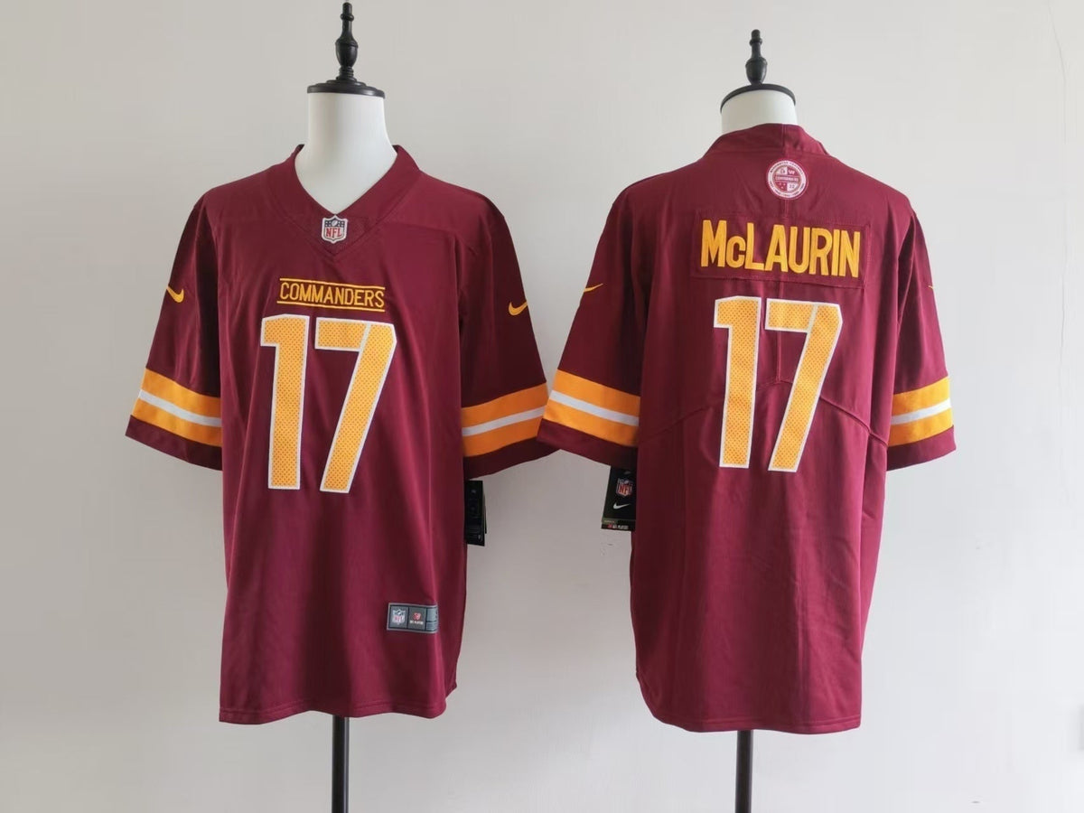 Men's Washington Redskins Terry McLaurin Jersey-Red
