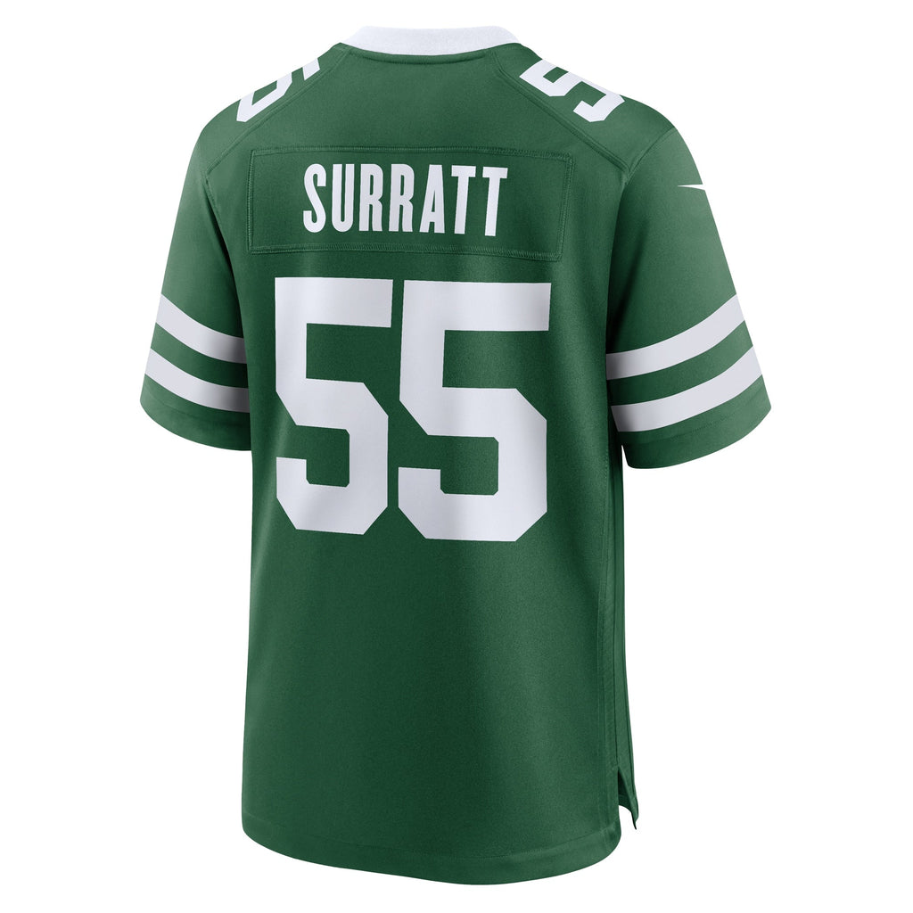 Chazz Surratt New York Jets  Team Game Jersey - Legacy Green