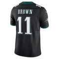 P.Eagles #11 A.J. Brown Black Alternate Vapor F.U.S.E. Limited Jersey