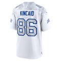 B.Bills #86 Dalton Kincaid White 2025 Rivalries Collection Game Jersey