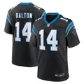 Carolina Panthers Andy Dalton Black Team Game Jersey