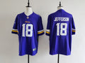 Men's Minnesota Vikings Justin Jefferson  Jersey -  Purple#18